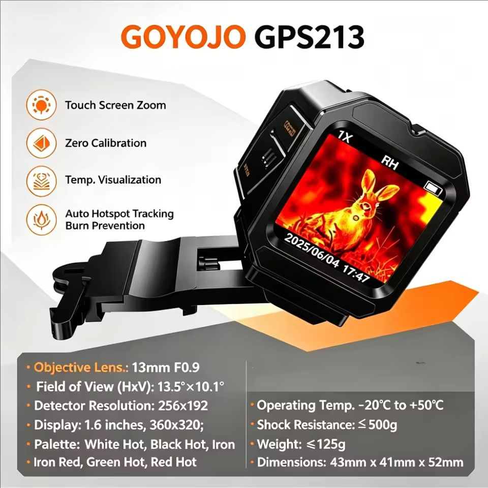 Hunting Thermal Imaging Scope - GOYOJO Mini Touch Kamera Termowizyjna na